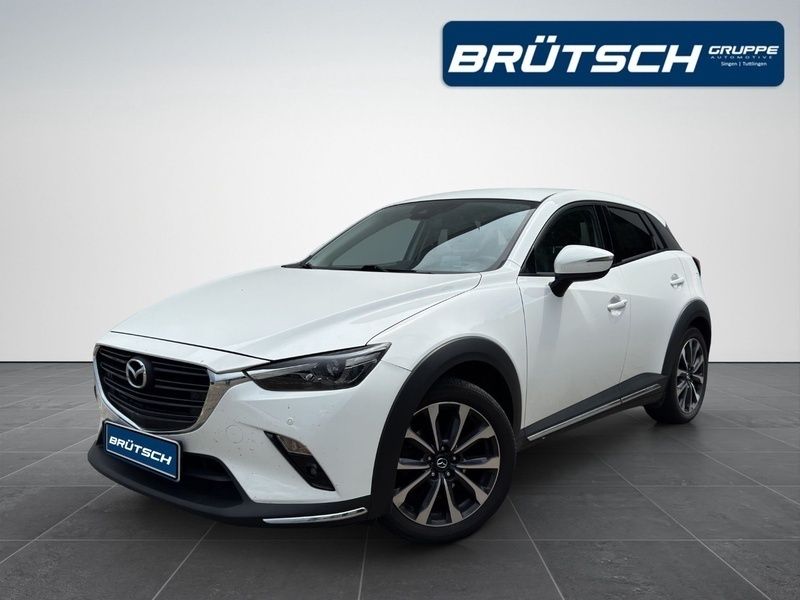 Arctic white Gebraucht 2019 Mazda CX-3 Sports-Line SUV | 17.480 € (Etwas zu teuer) - Bild 1/1