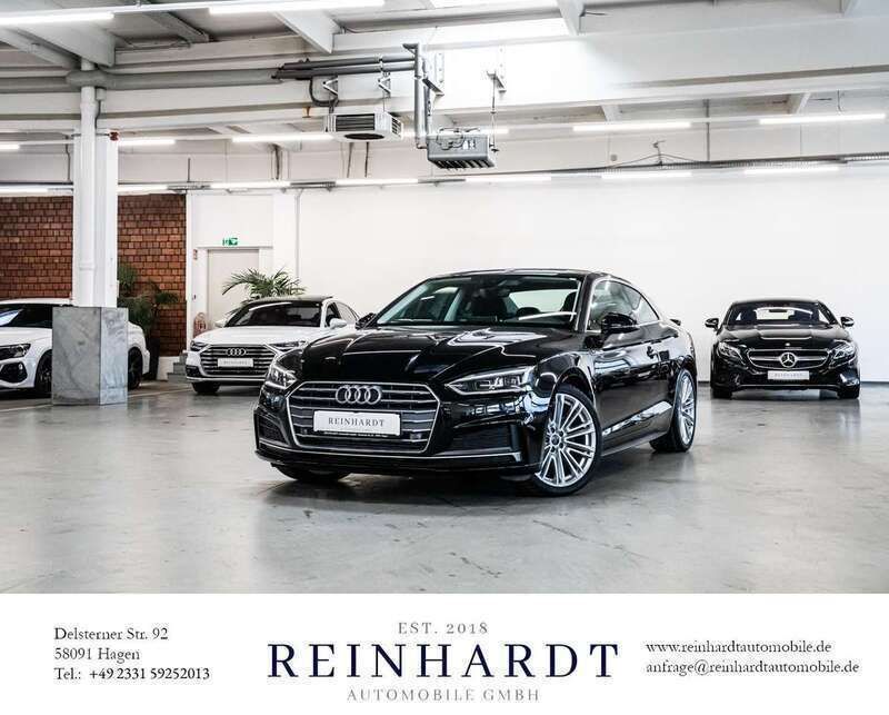 Mythosschwarz metallic Gebraucht 2019 Audi A5 S-Line Coupé | 26.735 € - Bild 1/3