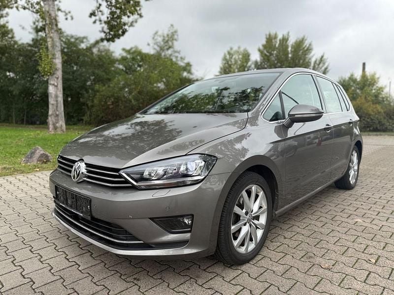 Grau Gebraucht 2014 VW Golf Sportsvan Highline Van / Kleinbus | 10.800 € (Superpreis) - Bild 1/4
