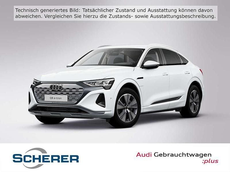 Gletscherweiß metallic Gebraucht 2023 Audi Q8 e-tron Advanced Plus SUV | 47.990 € (Guter Preis) - Bild 1/4