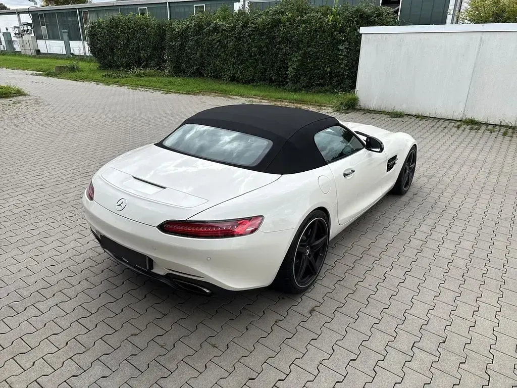Gebraucht Mercedes AMG GT AMG 476 PS (350 kW) 2018 Weiß Cabrio