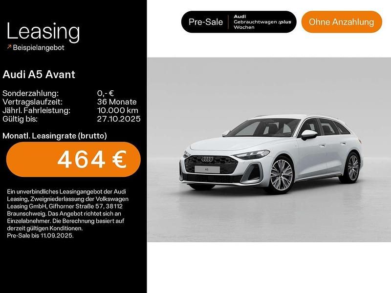 Gletscherweiß metallic Neu 2024 Audi A5 Ambiente Coupé | 55.980 € (Superpreis) - Bild 1/3