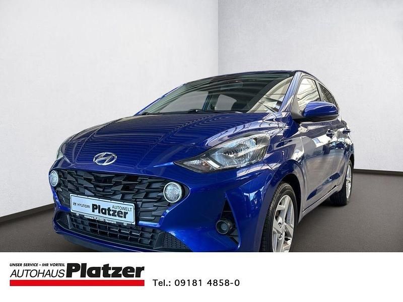 Blau Gebraucht 2022 Hyundai i10 Trend Kleinwagen | 12.980 € (Fairer Preis) - Bild 1/4
