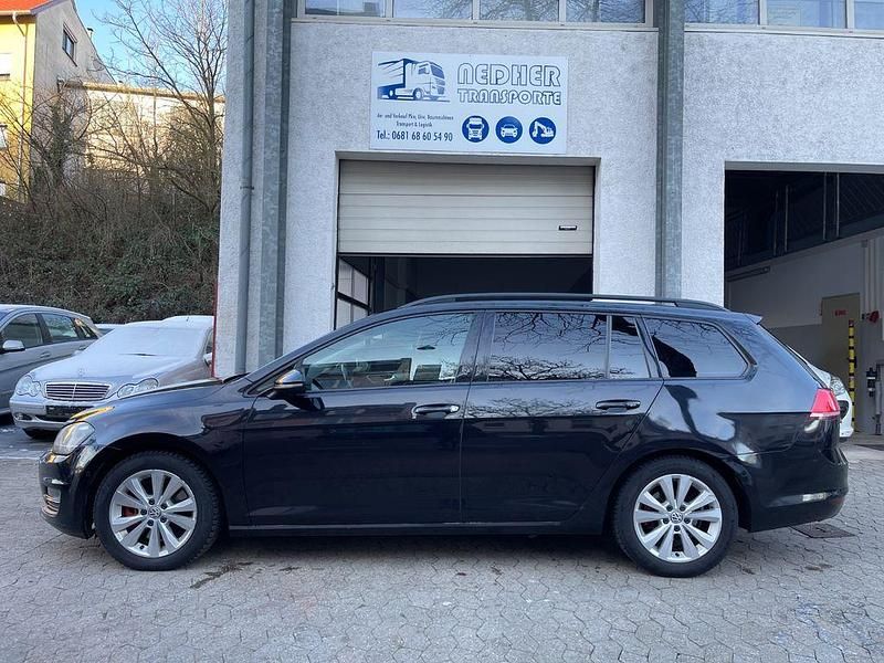 Schwarz Gebraucht 2014 VW Golf VII Comfortline Kombi | 7.500 € (Superpreis) - Bild 1/4