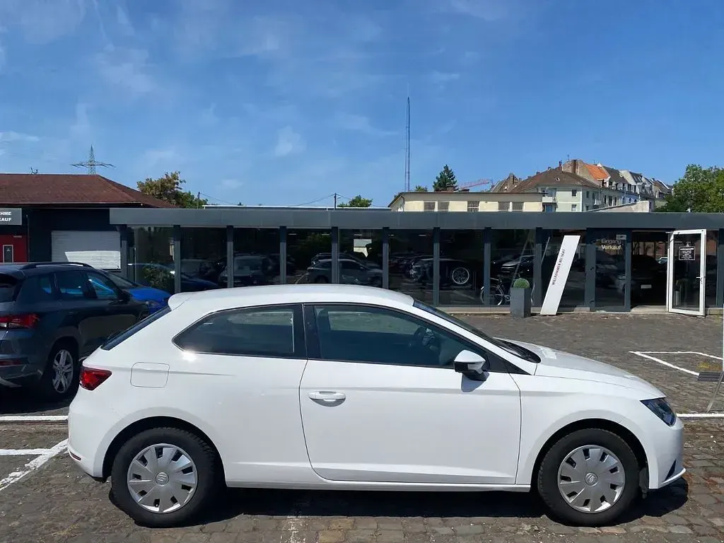 Gebraucht Seat Leon SC Reference 110 PS (80 kW) 2016 Weiß Kleinwagen