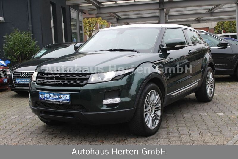 Grün Gebraucht 2012 Land Rover Range Rover evoque SUV | 10.990 € (Etwas zu teuer) - Bild 1/4