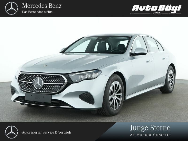 Lack hightechsilber Gebraucht 2024 Mercedes E200 Advanced Limousine | 44.700 € (Superpreis) - Bild 1/3