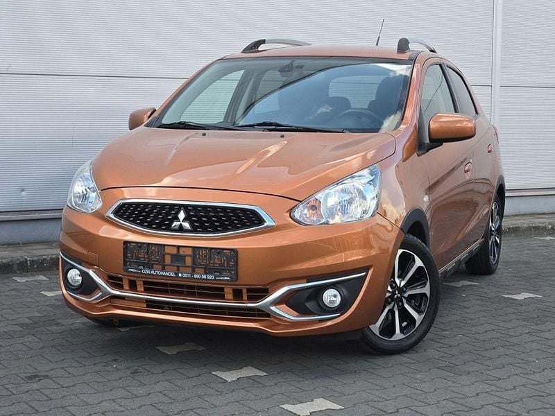 Second-hand Mitsubishi Space Star 80 CP (58 kW) 2018 Portocaliu Hatchback