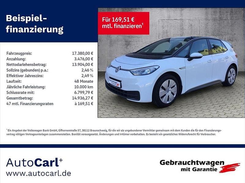 Weiß Gebraucht 2021 VW ID.3 Pure Kleinwagen | 17.380 € (Fairer Preis) - Bild 1/4