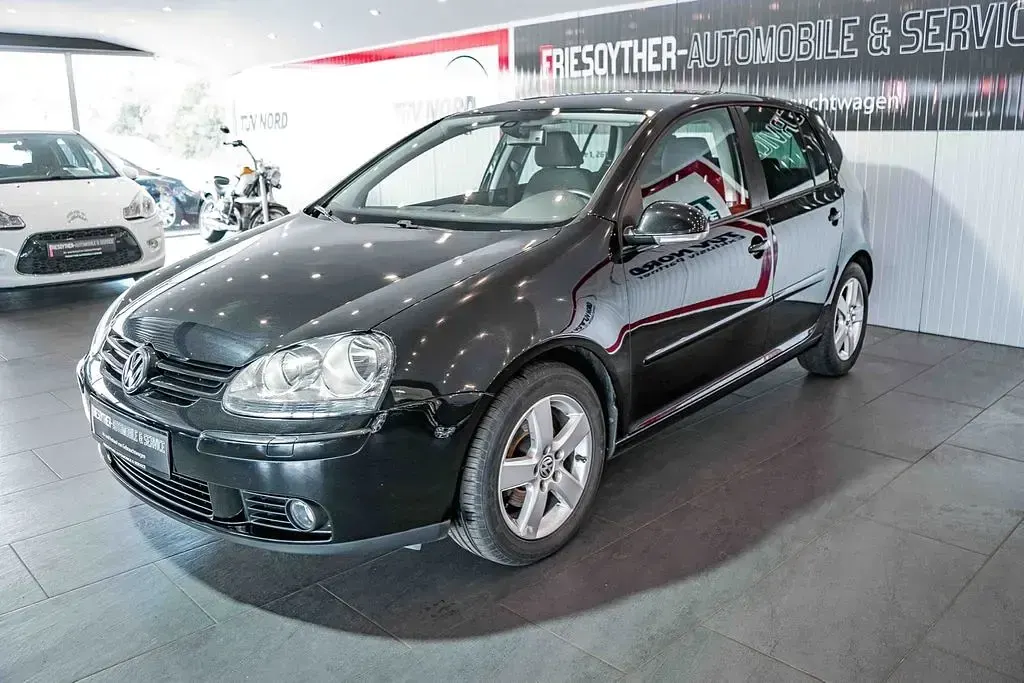 Gebraucht VW Golf V United 80 PS (58 kW) 2008 Schwarz Kleinwagen