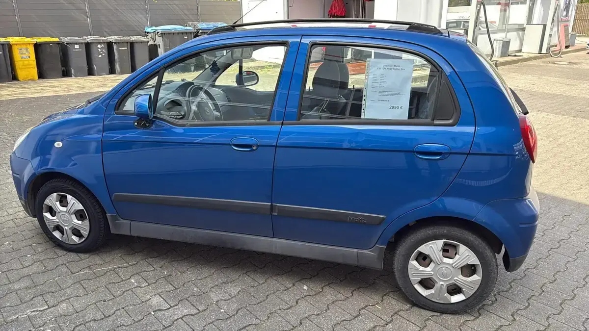 Gebraucht Chevrolet Matiz 67 PS (49 kW) 2009 Blau Kleinwagen
