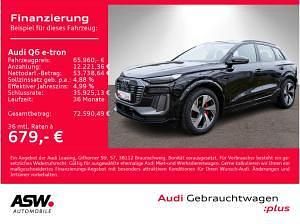 Gebraucht Audi Q6 e-tron S-Line 284 kW (387 PS) 2025 Schwarz (mythosschwarz metallic) SUV