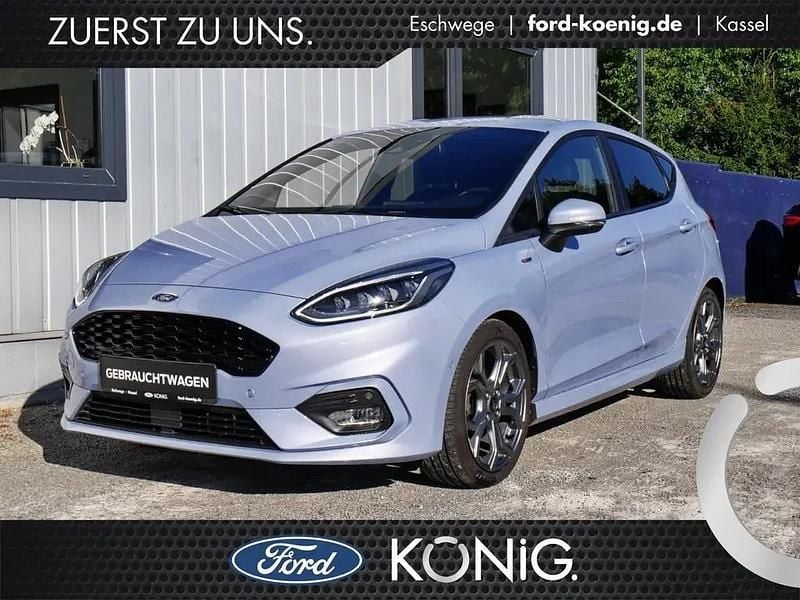 Blau Gebraucht 2020 Ford Fiesta ST-Line Kleinwagen | 16.350 € (Fairer Preis) - Bild 1/4