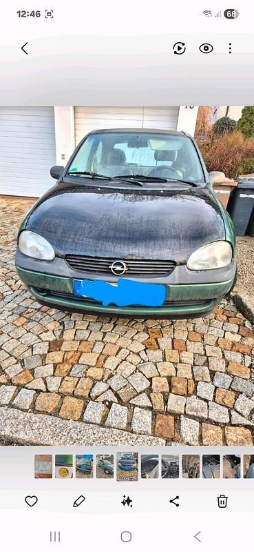 Grün Gebraucht 1998 Opel Corsa Kleinwagen | 900 € (Fairer Preis) - Bild 1/4