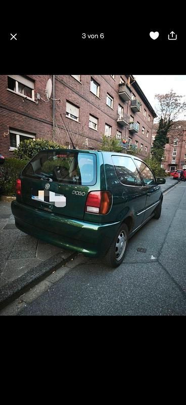 Gebraucht VW Polo 60 PS (44 kW) 1999 Grün Kleinwagen