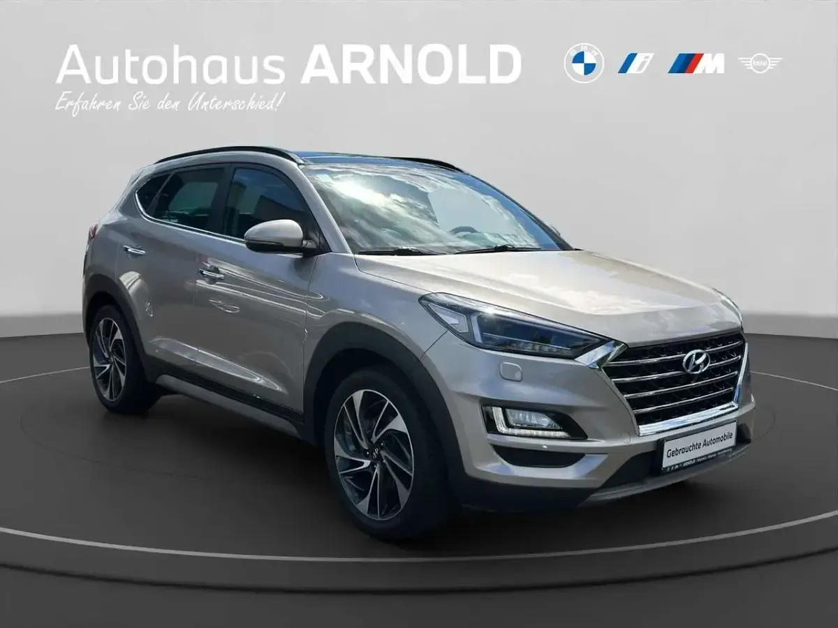 Gebraucht Hyundai Tucson 177 PS (130 kW) 2019 Weiß SUV