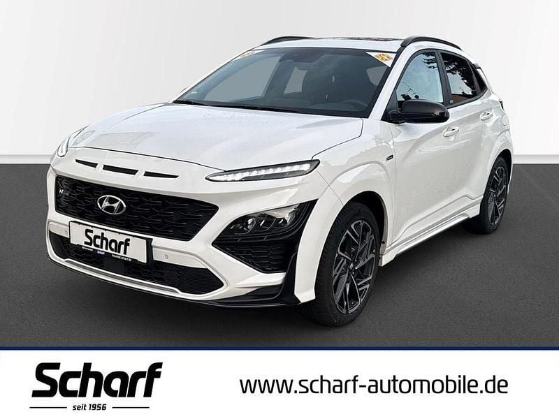 Weiss Gebraucht 2021 Hyundai Kona N Line SUV | 21.990 € (Fairer Preis) - Bild 1/4