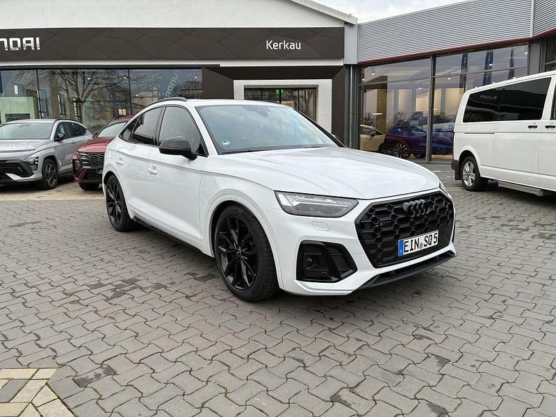Glacier white metallic Gebraucht 2022 Audi SQ5 Sportback Sport SUV | 53.950 € (Etwas zu teuer) - Bild 1/4