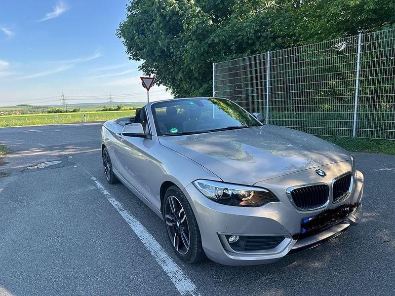 Usata BMW 220 Performance 184 CV (135 kW) 2016 Argento Cabrio