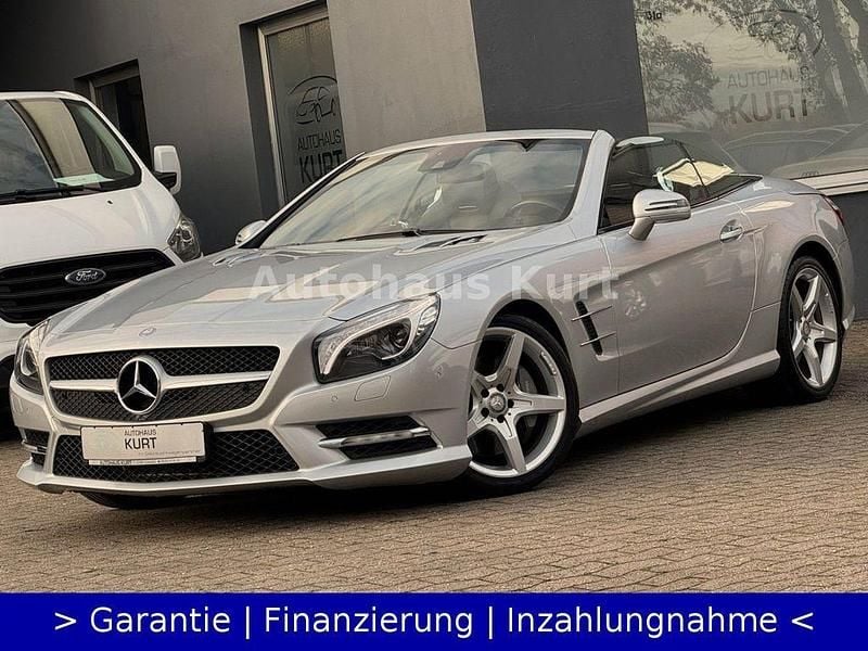 Silber Gebraucht 2012 Mercedes SL350 AMG line Cabrio | 33.990 € (Fairer Preis) - Bild 1/4