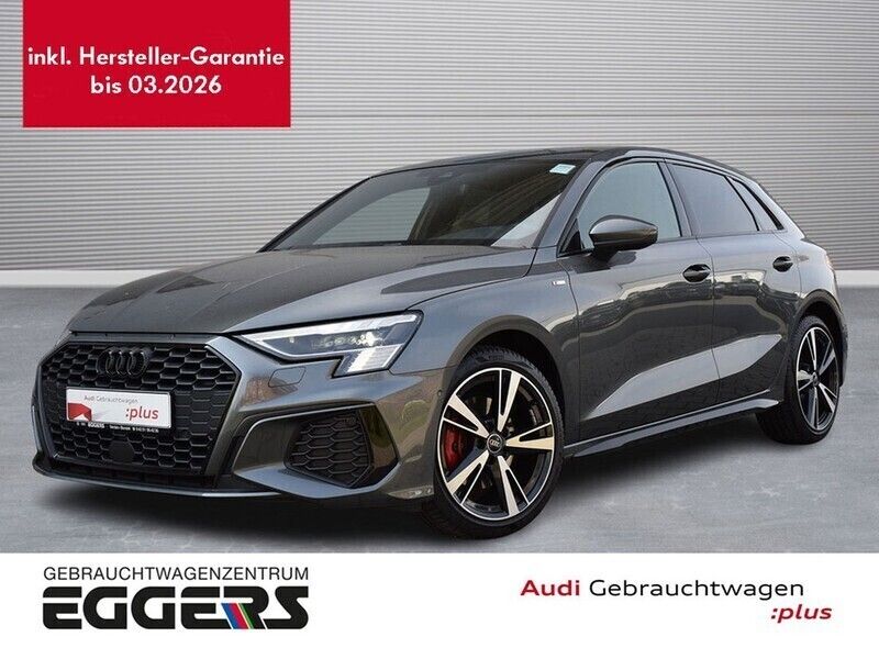 Grau Gebraucht 2024 Audi A3 Sportback S-Line Kleinwagen | 38.990 € (Fairer Preis) - Bild 1/4