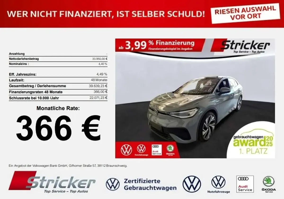 Gebraucht VW ID.5 Pro 127 kW (174 PS) 2024 Mondsteingrau schwarz SUV
