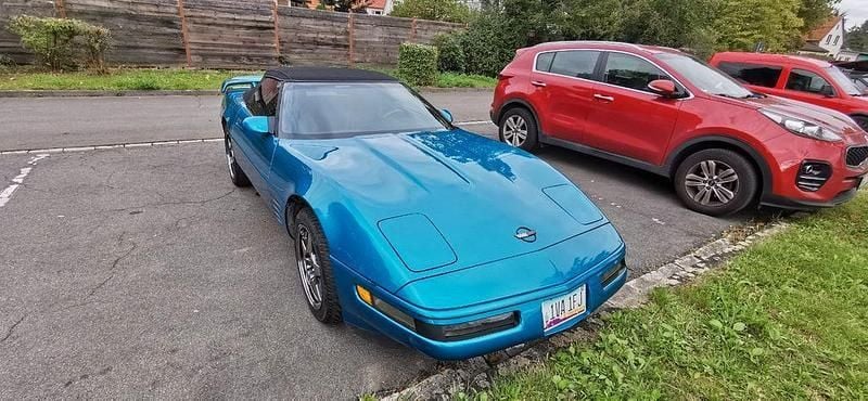 Blau Gebraucht 1992 Corvette C4 Cabrio | 19.999 € - Bild 1/4