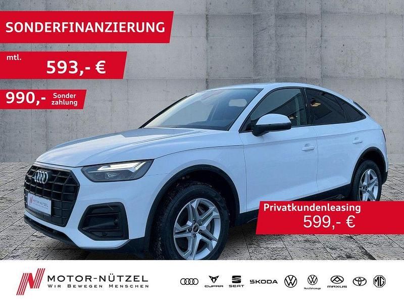 Ibisweiß Gebraucht 2023 Audi Q5 Sportback Advanced SUV | 40.630 € (Fairer Preis) - Bild 1/4