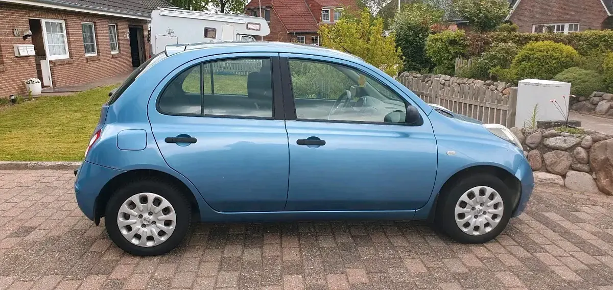Gebraucht Nissan Micra 80 PS (58 kW) 2008 Blau Kleinwagen