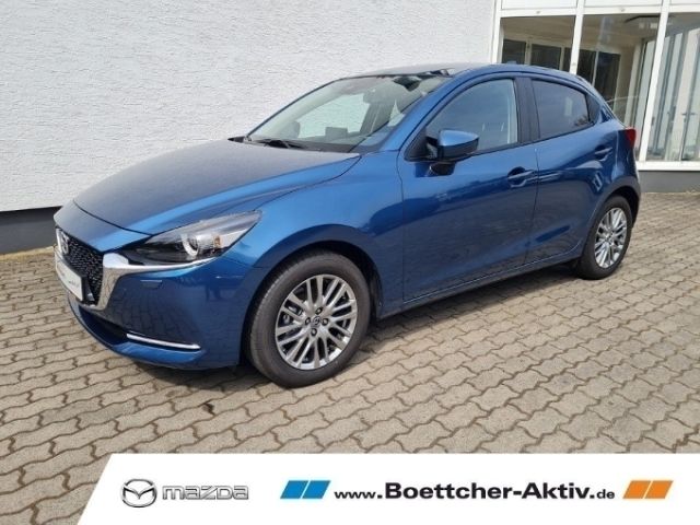 Blau Gebraucht 2022 Mazda 2 Sports-Line Kleinwagen | 16.888 € (Fairer Preis) - Bild 1/4