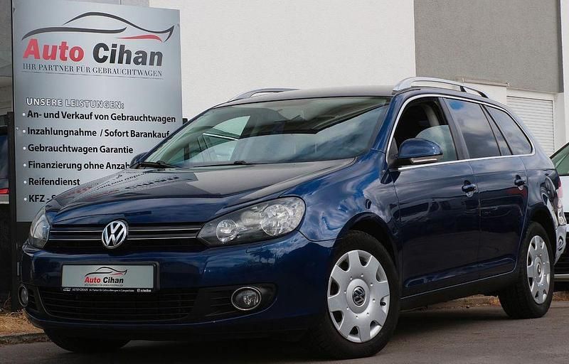 Blau Gebraucht 2009 VW Golf VI Comfortline Kombi | 2.990 € (Fairer Preis) - Bild 1/4