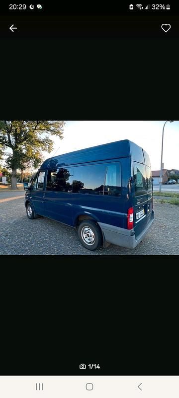 Blau Gebraucht 2014 Ford Transit Van | 7.500 € (Fairer Preis) - Bild 1/4