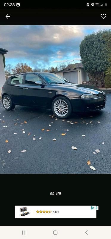 Schwarz Gebraucht 2007 Alfa Romeo 147 Kleinwagen | 1.499 € (Fairer Preis) - Bild 1/4