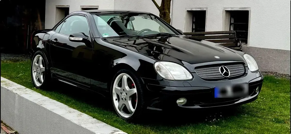 Gebraucht Mercedes SLK320 AMG 218 PS (160 kW) 2004 Schwarz Cabrio
