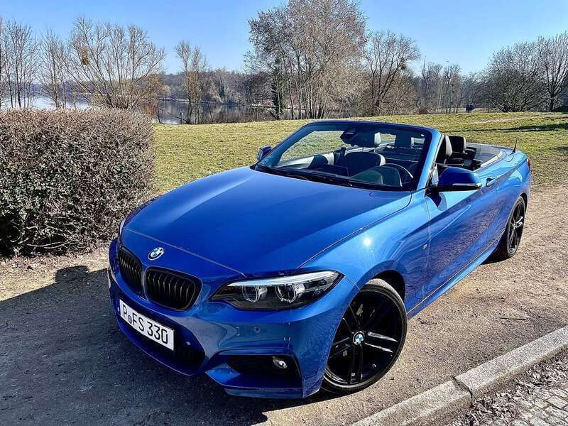 Blau Gebraucht 2020 BMW 220 M Sport Cabrio | 27.990 € (Etwas zu teuer) - Bild 1/4