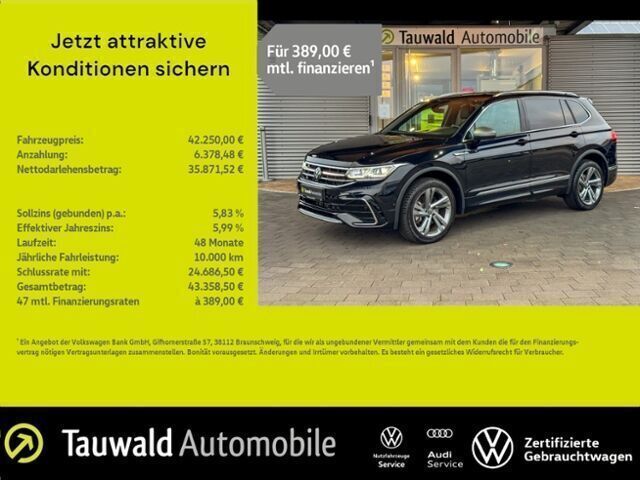 Schwarz Gebraucht 2024 VW Tiguan R-line SUV | 42.250 € (Fairer Preis) - Bild 1/2