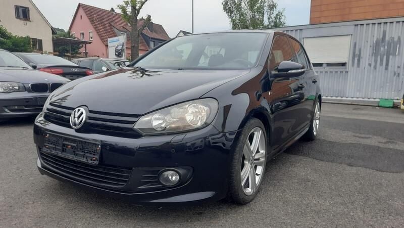 Schwarz Gebraucht 2010 VW Golf VI R-line Limousine | 4.490 € (Fairer Preis) - Bild 1/4