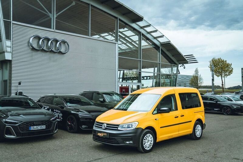 Gebraucht VW Caddy Trendline 102 PS (75 kW) 2020 Gelb Van / Kleinbus