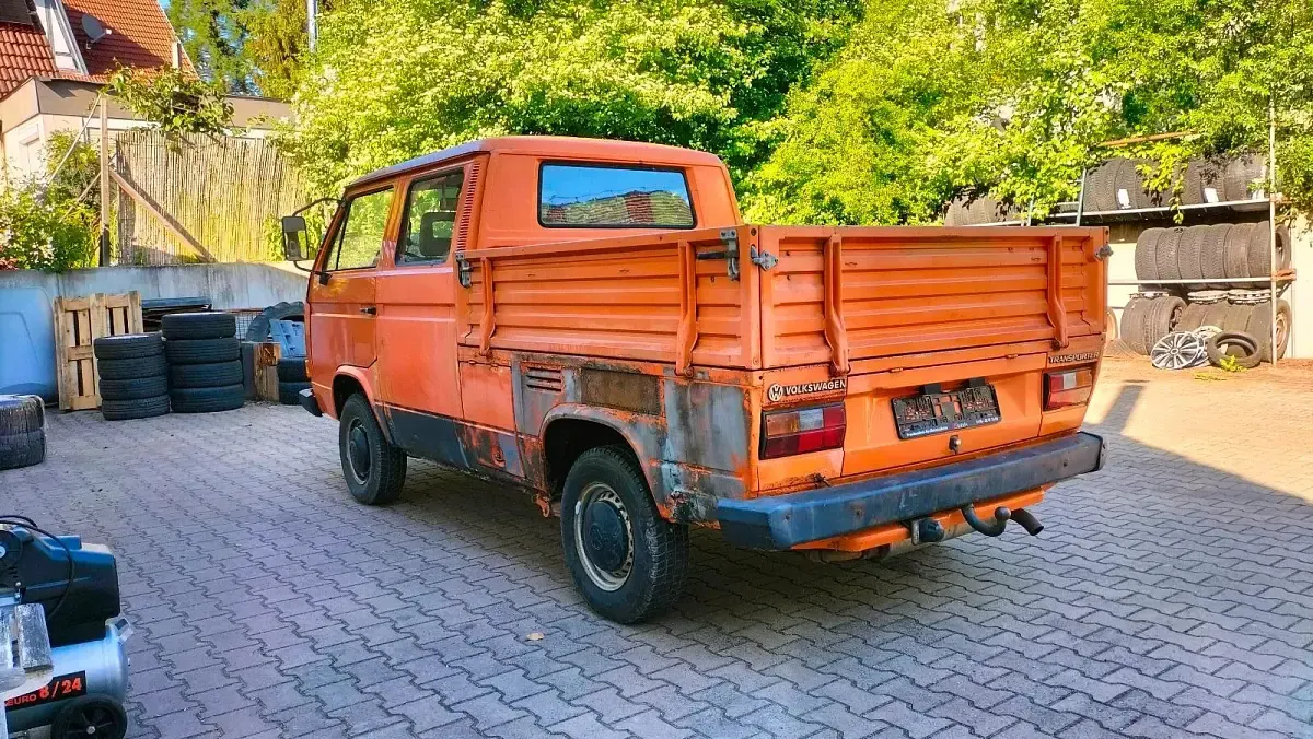 Gebraucht VW T3 50 PS (36 kW) 1989 Orange Van