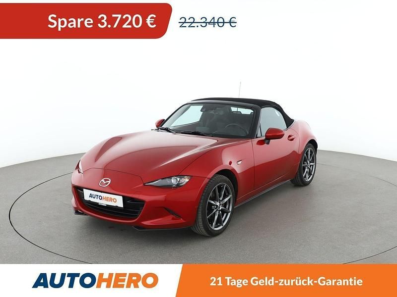 Rot Gebraucht 2016 Mazda MX5 Sports-Line Cabrio | 18.620 € (Fairer Preis) - Bild 1/3