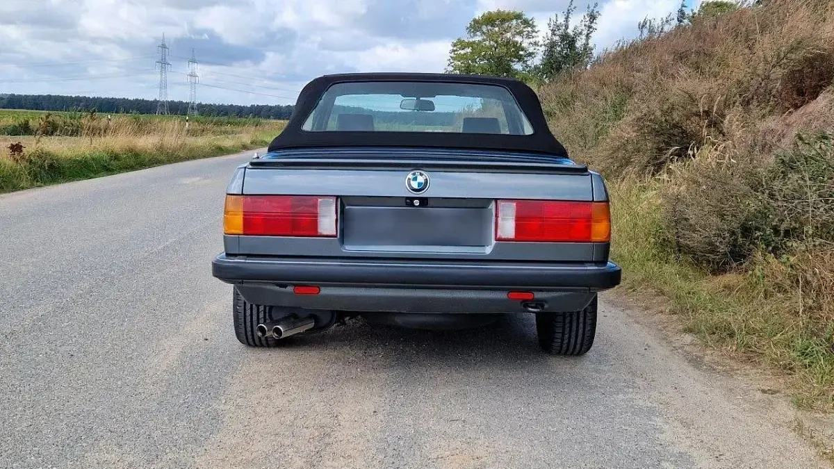 Gebraucht BMW 320 Cabriolet Shadowline 129 PS (94 kW) 1990 Grau Cabrio