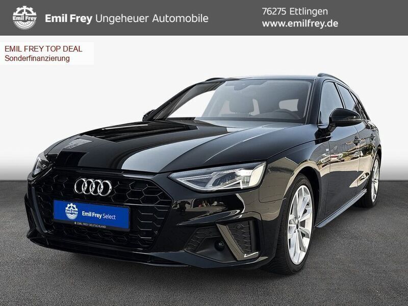Schwarz Gebraucht 2023 Audi A4 S-Line Kombi | 30.990 € (Superpreis) - Bild 1/3