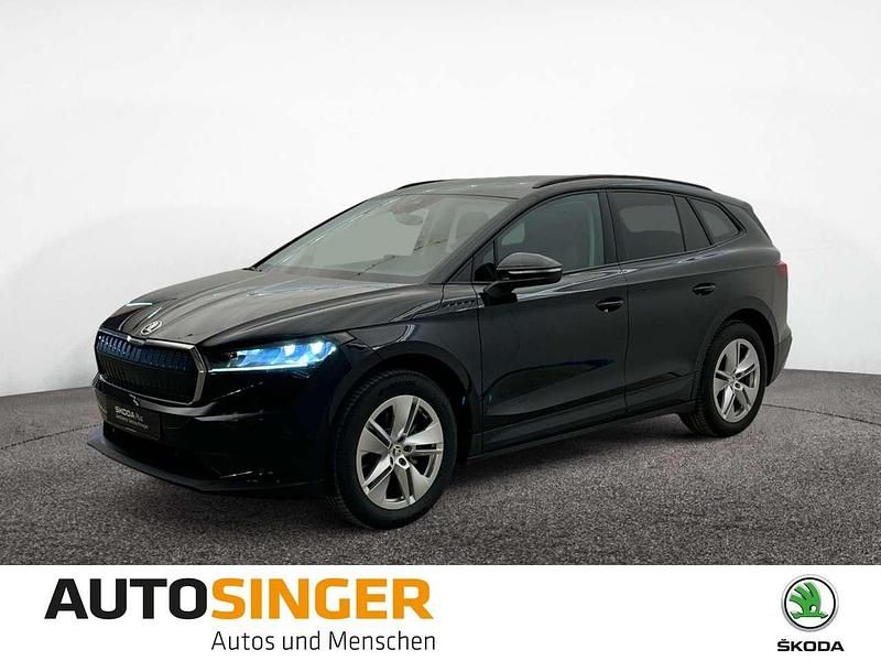 Schwarz Gebraucht 2024 Skoda Enyaq iV SUV | 31.870 € (Teuer) - Bild 1/4