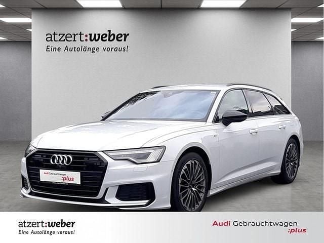 Gletscherweiß metallic Gebraucht 2021 Audi A6 Ambiente Kombi | 33.790 € (Guter Preis) - Bild 1/4