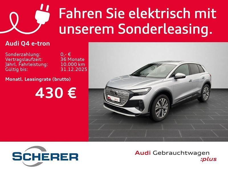 Florettsilber metallic (metallic) Gebraucht 2025 Audi Q4 e-tron Ambiente SUV | 43.290 € (Fairer Preis) - Bild 1/4