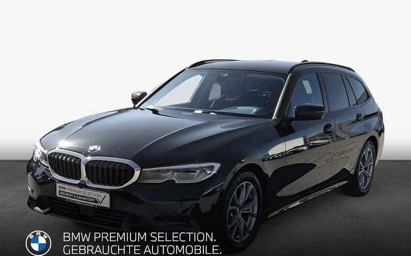 Schwarz Gebraucht 2022 BMW 318 Sport Line Kombi | 26.870 € (Fairer Preis) - Bild 1/4