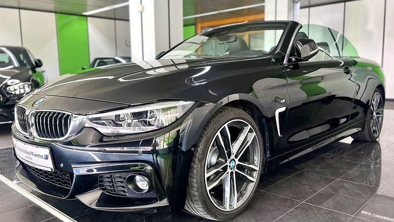 Schwarz Gebraucht 2018 BMW 420 M Sport Cabrio | 31.490 € (Etwas zu teuer) - Bild 1/4