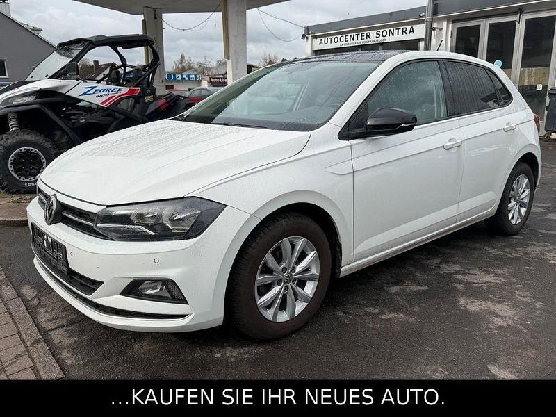 Gebraucht VW Polo Highline 95 PS (69 kW) 2019 Weiß Kleinwagen