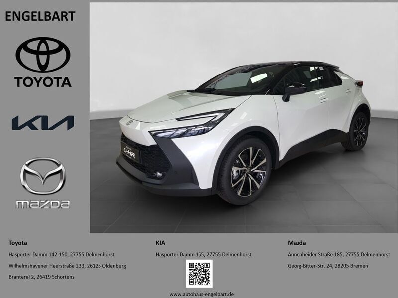 Platinumweiß perlefekt Neu 2024 Toyota C-HR Team SUV | 32.290 € (Guter Preis) - Bild 1/4