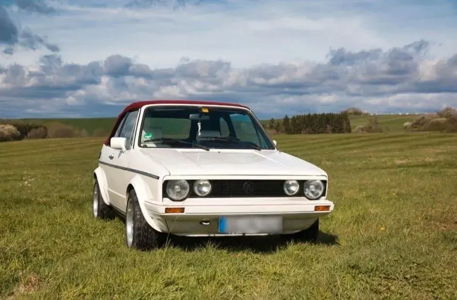 Gebraucht VW Golf Cabriolet 75 PS (55 kW) 1984 Weiß Cabrio